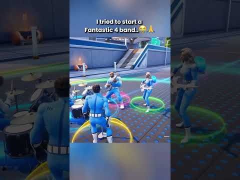I STARTED A FANTASTIC 4 BAND IN FORTNITE