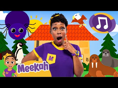 Meekah's Itsy Bitsy Spider | Meekah's Nursery Rhymes | Educational Videos for Kids | Meekah Kids TV