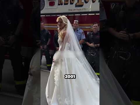 She received a tribute on her wedding day