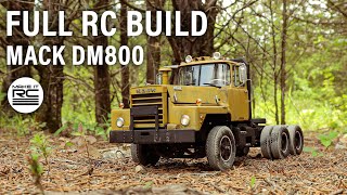 Realistic Custom RC Truck Build 🔧 How to Convert a Plastic Model Semi to RC