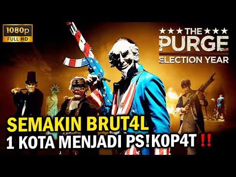 MALAM YG PALING DITAKUTI WARGA AMERIKA DAN SEKITARNYA ‼️ ALUR CERITA FILM THE PURGE ELECTION YEAR