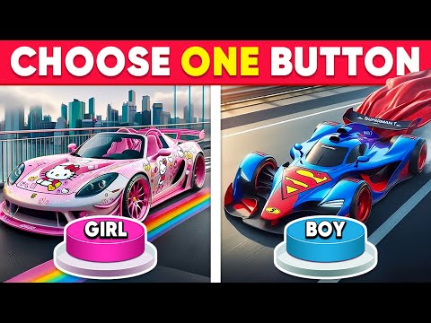 Choose One Button...! BOY or GIRL Edition 💙🌸 Daily Quiz