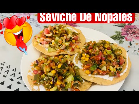 Cocinemos un Ceviche  de  Nopales Saludable y Deliciosos #delicious  #cocina  #ceviches #vegetarian