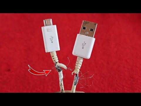 Do not throw the original cable of the phone, but repair it easily