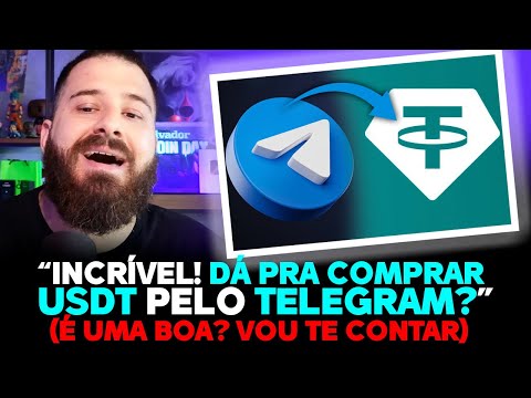 TELEGRAM DISPONIBILIZA FERRAMENTA PARA COMPRAR USDT E CRIPTOMOEDAS? VOU TE CONTAR!