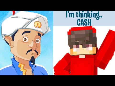 Can AKINATOR Guess CASH? (Minecraft, Nico)