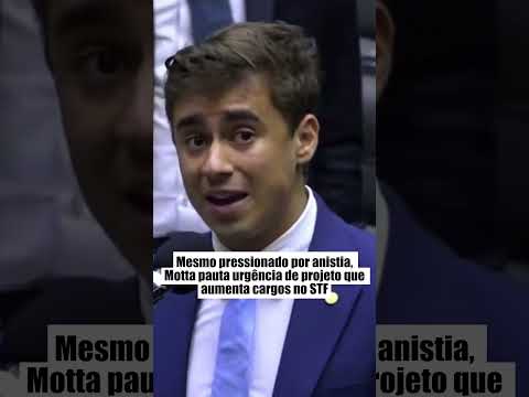 "Juízes que envergonham o nosso país", diz Nikolas Ferreira sobre criação de novos cargos para o STF