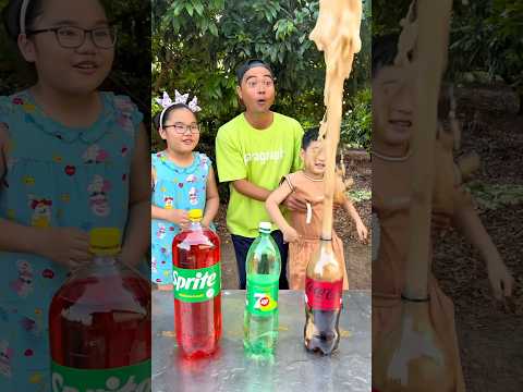 Sprite, 7up, Coca Zero and Mentos