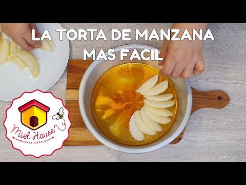 LA TARTA DE MANZANA Y CARAMELO  más rica y fácil