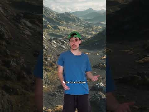 Esse vulcao tem lava azul!