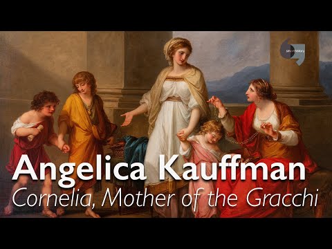 Angelica Kauffman, Cornelia, Mother of the Gracchi, Pointing to Her Children as Her Treasures
