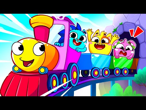 Choo Choo Train Adventure 🚂 Friends Save the Day! Kids Songs🐱🐨🐰🦁 And Nursery Rhymes by Baby Zoo