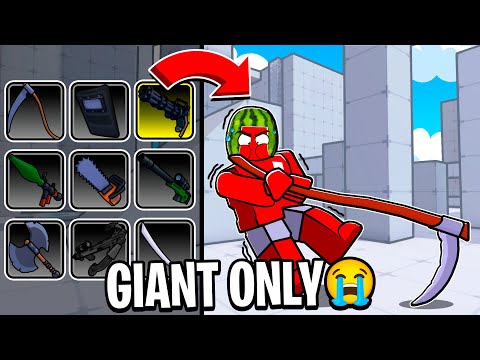 GIANT WEAPONS ONLY In Rivals