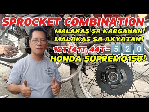 SPROCKET COMBINATION NA MALAKAS SA KARGAHAN AT AKYATAN!