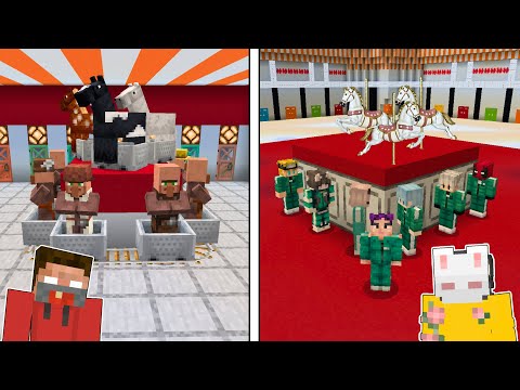 I Cheated With SQUID GAME MINGLE In Minecraft Build Battle! (Tagalog)