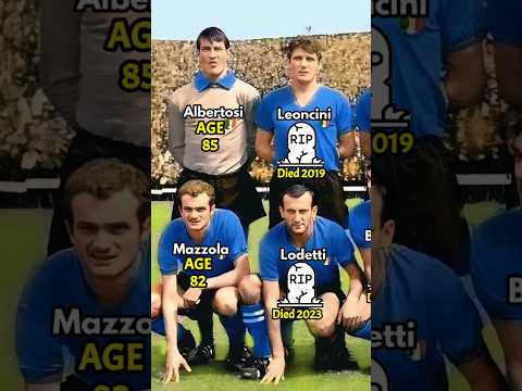 Italy Squad World Cup 1966 | Where are they 2025?  #football #shorts #worldcup #italy