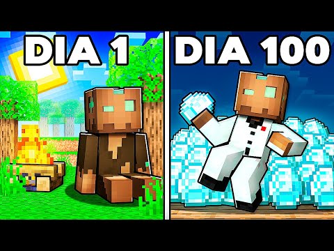 100 DÍAS Para Hacerme RICO en Minecraft!