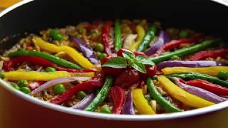 Paella de legumes | Receitas Saudáveis - Lucilia Diniz