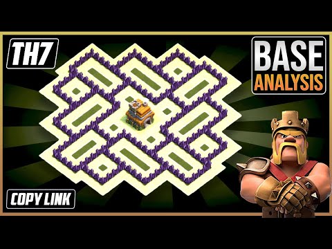 NEW BEST TH7 HYBRID/TROPHY[defense] Base 2024!! Town Hall 7 Hybrid Base Design – Clash of Clans