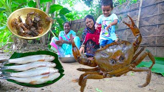 গ্রাম ঘরের দেশি কাঁকড়ার স্বাদ ভোলার নয়, সঙ্গে থাকলো জিরে বাঁটা দিয়ে দেশি বাটার ঝোল 