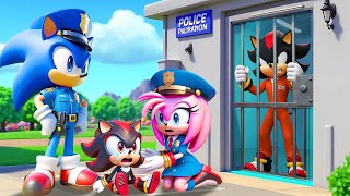 SHADOW BREAKS FREE FROM PRISON?! Can POLICE SONIC Catch Him?! | Sonic The Hedgehog 3 Animation