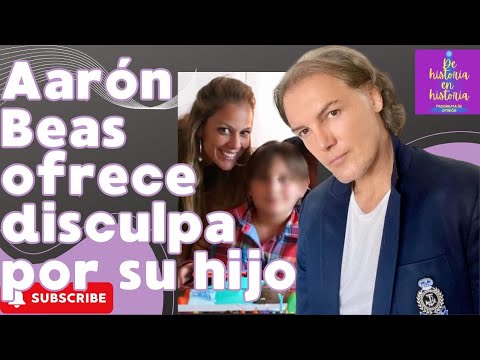 Aarón Beas, ex de Ximena Pichel, ofrece disculpas por su hijo