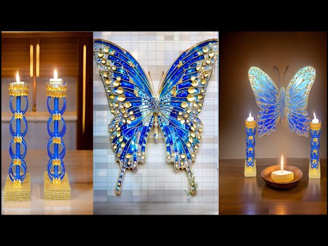 💕Butterfly Wall Decor and Candle Holders | Crafting | Diy | Fashion Pixies