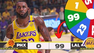 NBA, But Each Basket = Random Points