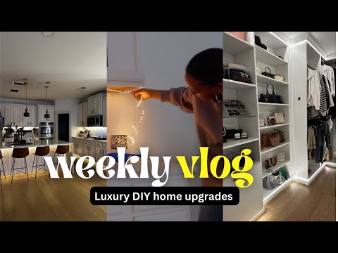 vlog: home decor lighting on a budget!