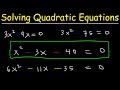 Factoring Quadratic Expressions
