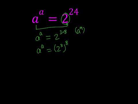 A Super Exponential Equation #maths #matholympiad #education