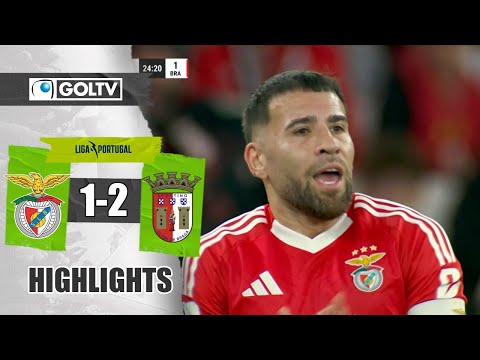 A PESAR DEL GRAN PARTIDO DE OTAMENDI 🇦🇷 | Benfica 1 - 2 Braga | GOLES | Primeira Liga de Portugal