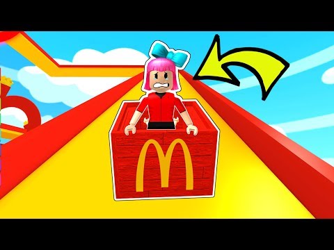 Roblox: SLIDING DOWN 888,888,888 FEET IN MCDONALDS!!!