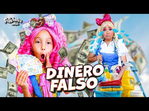 Mía paga con DINERO FALSO| llega la POLICÍA | Franchesca y sus Amigos