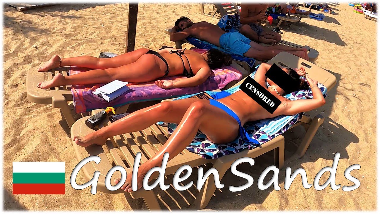 🇧🇬 Golden Sands Bulgaria Beach Walk 🏖 4K Beach Walking Tour ☀️ 🇧🇬 (Sunny Day)