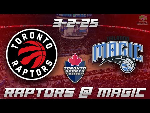 3-2-25 Toronto Raptors vs Orlando Magic Game Audio | NBA LIVE Stream Gamecast & Chat