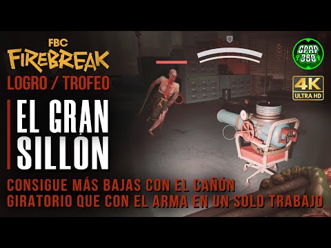 FBC: Firebreak | Logro / Trofeo: El gran sillón (Conseguir más bajas con el cañón giratorio)