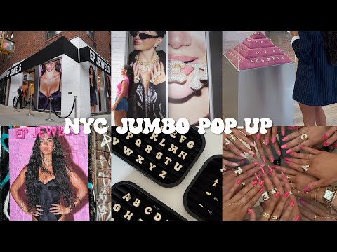 NYC VLOG: grwm, EP jumbo pop-up prep, setup, day 1-3 & more!