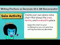 Understanding Decimals and Fractions