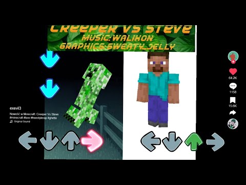 FNF:-) Minecraft Freestylin'