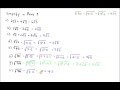 Simplifying Radicals and Their Operations