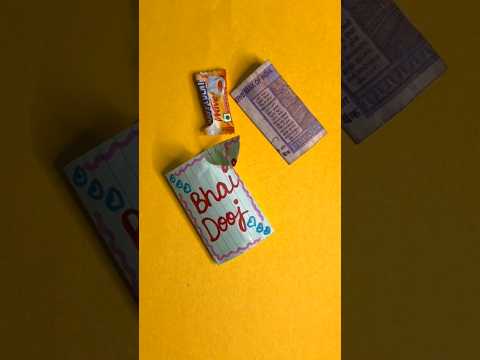 Gift for Brother on Bhai Dooj, New Creative Craft #bhai #bhaidooj #trending #art #shorts #youtube