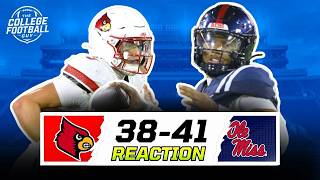 Ole Miss Wins 41-38 Thriller vs. Louisville | REACTION