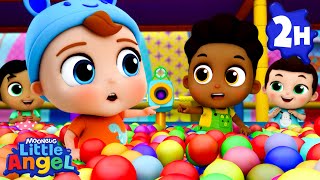 Playtime Showdown 🥎 Kids Singalong 🥎 | Little Angel | Melody Time: Moonbug Kids Songs