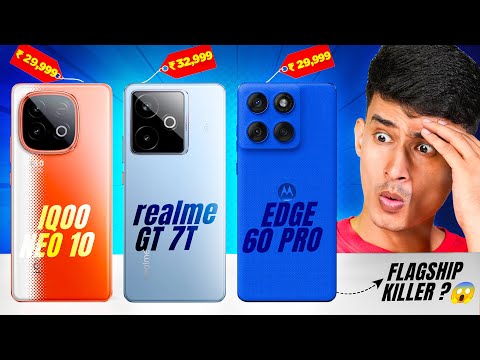 iQOO Neo 10 Vs GT 7T Vs Edge 60 Pro 🔥 Full Comparison – Best Flagship Under ₹30,000?