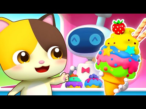 Aaisakreem  Robot | बच्चों के कार्टून |  हिन्दी राइम | Cartoon for Kids | BabyBus Hindi