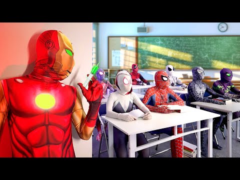 Super Power Class ( Episode 4 ) || Irỏn Man Is a BAD GUY and Try To Poisoned SpiderMan