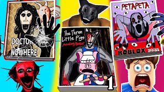 DOCTOR NOWHERE /PETAPETA  /The Three Little pigs /Horror Game Book DIY
