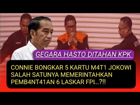 IMBAS HASTO DIROMPI OREN, CONNIE BONGKAR BOROK MULYONO #hasto #kpk #jokowi