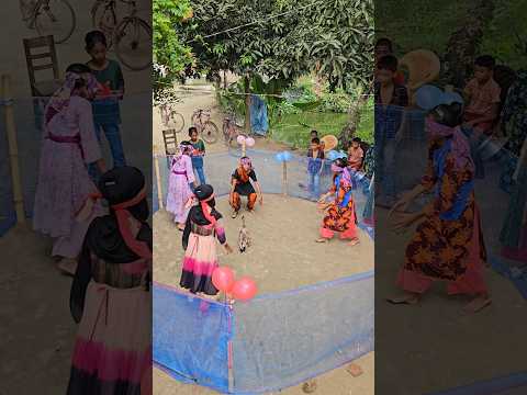 "গোল বৃত্তের ভিতরে হাসের দৌড়! শুরু হক উত্তেজনা!!#shorts #trending #funny #game